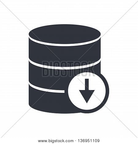 Database Down Icon In Vector Format. Premium Quality Database Down Symbol. Web Graphic Database Down