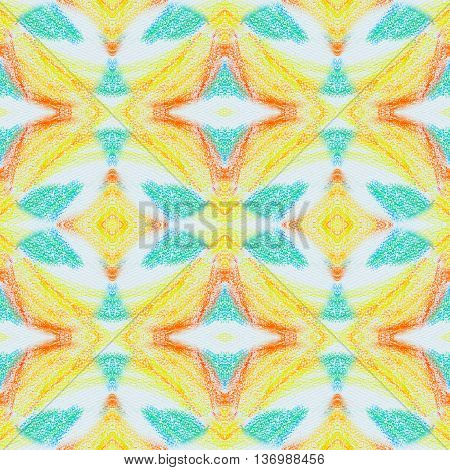 Grunge seamless texture of pastel strokes. Crayons seamless abstract grunge background. Design element. Hand drawing pattern. Pencil design elements.