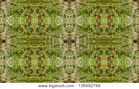 Abstract geometric seamless plain background. Ornate and extensive diamond pattern green shades, quiet color.