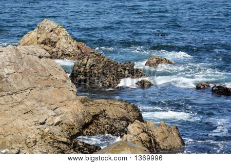 Rochers de la côte californienne
