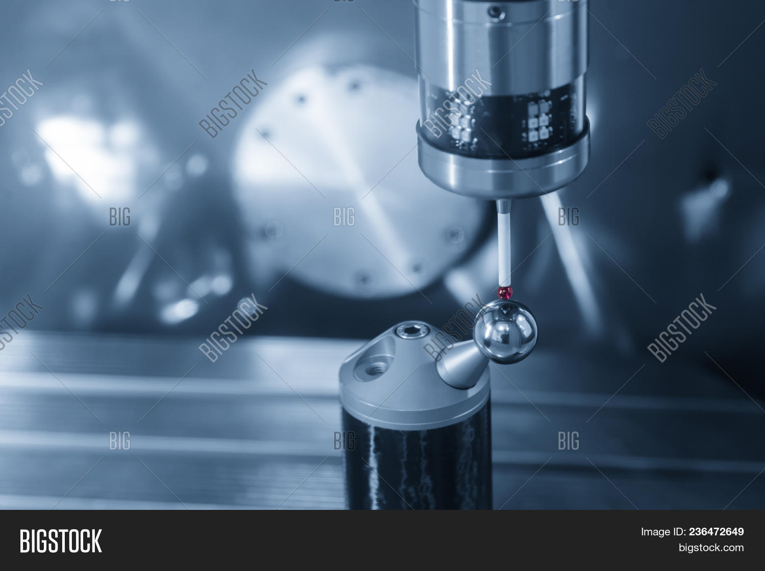 Cmm Probe Attach Cnc Image & Photo (Free Trial) Bigstock