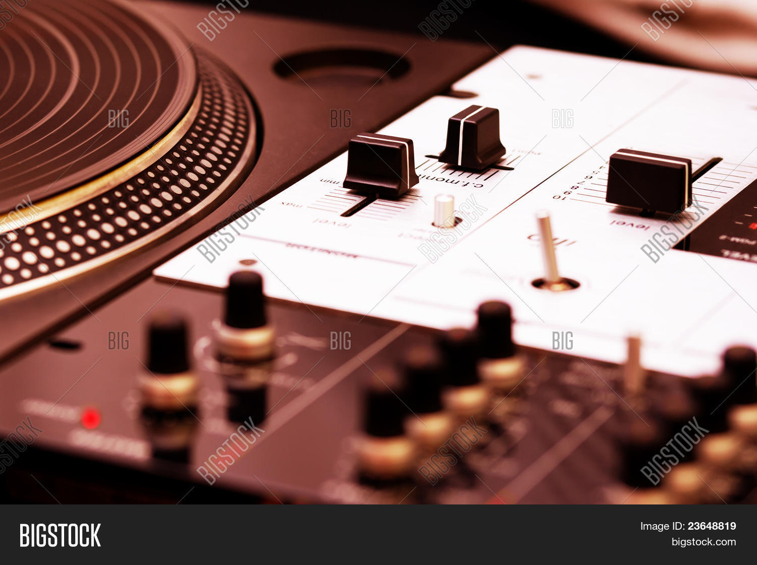 Turntable Mixing Image & Photo (Free Trial) Bigstock