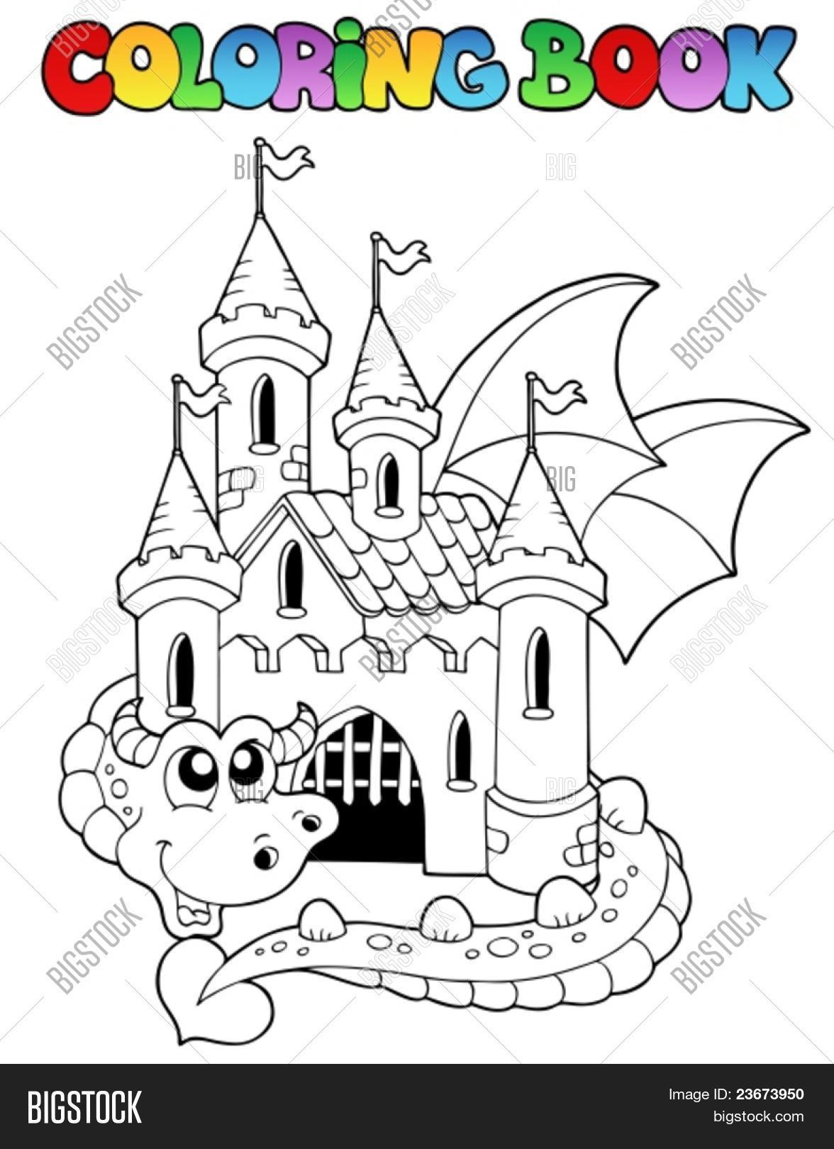 Coloring Book Castle Vector & Photo (Free Trial) Bigstock - Coloring Book Castle Vector & Photo (Free Trial) Bigstock