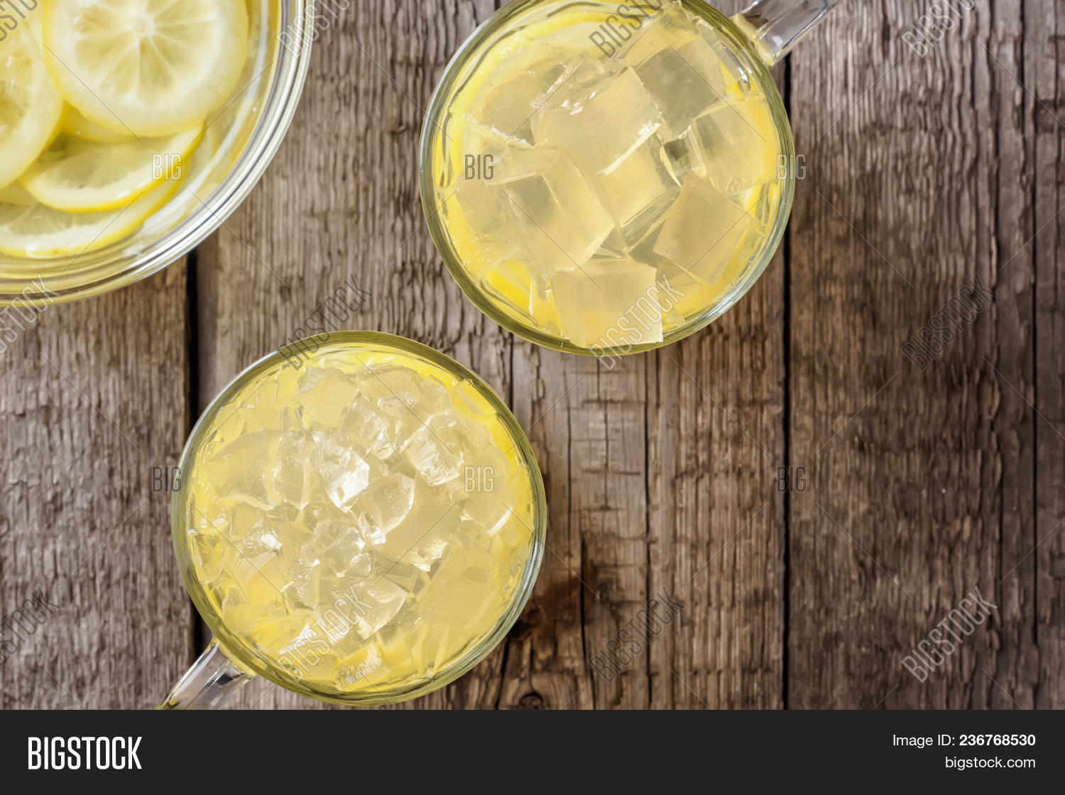 Two Cups Lemonade Ice Image & Photo (Free Trial) Bigstock