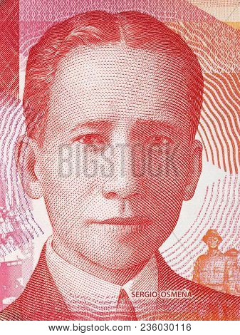 Sergio Osmena Portrait From Philippine Money - Peso
