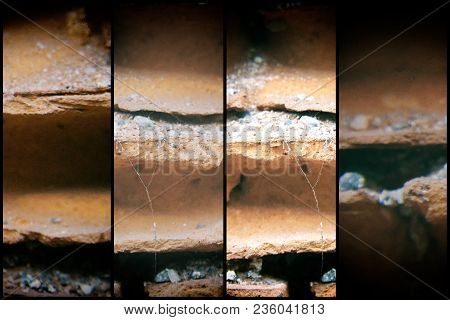Old Brick Wall, Stone Background Or Rock Surface - Good For Web Site Or Mobile Devices.