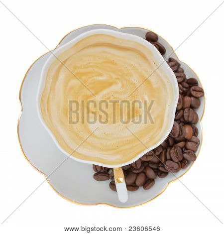 cup of cappuccino