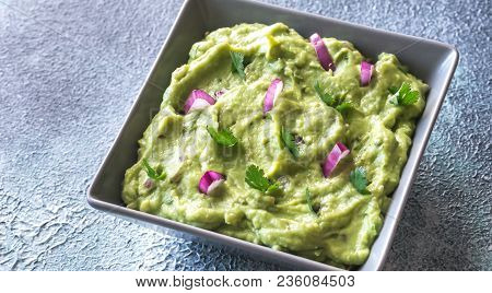 Guacamole In The Bowl