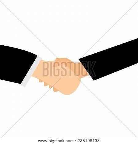 Handshake Of Two Businessmen, Business Men, Deal