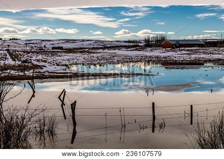 Chinook Arch Over A Field, Kneehill County, Alberta, Canada