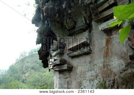 Visící rakve Sagada