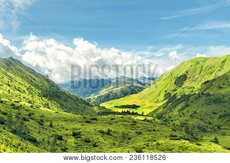 Beautiful View In Mount Gaver National Park, North Italy. Valsabbia, Brescia, Italy.