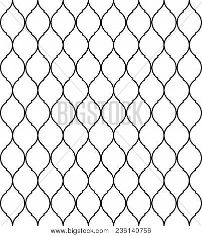 Vintage Stylish Trellis Decorative Seamless Pattern, Geometric Background. Luxury Design Elements Fo