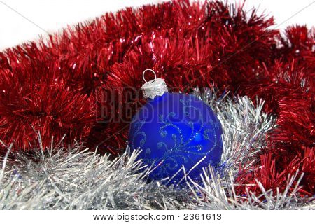 Blue Christmas Ball