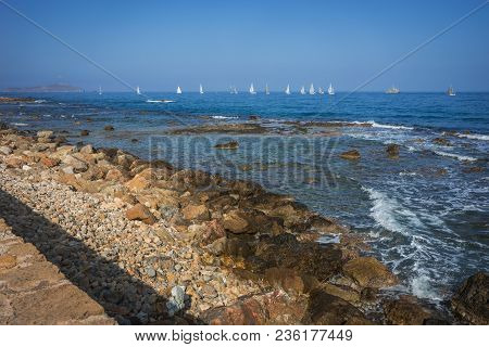 Picturesque Seascape In  Port Of Xania, Greece