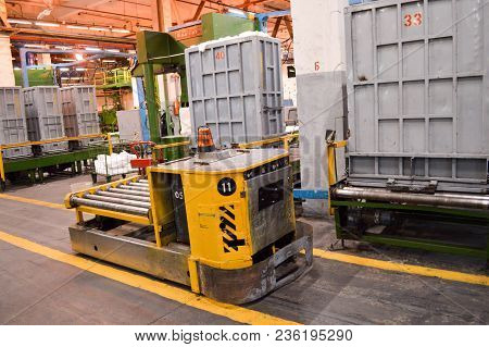 Line For The Manufacture Of Brown Colored Synthetic Acrylic Fiber At A Chemical Plant
