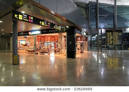Letiště Valencia interiér