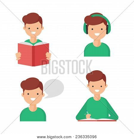 Listen Speak Read Write Images, Illustrations & Vectors (Free) - Bigstock