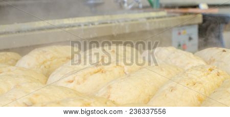 Industrial Cooking Of Popular Classical Bread Dumplings.