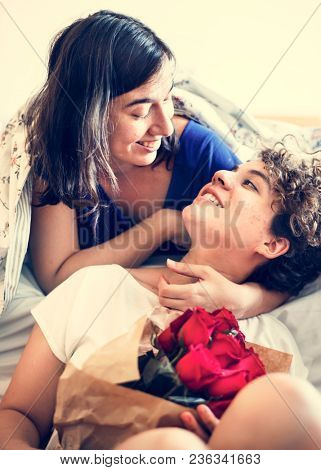 Lesbian couple lifestyle
