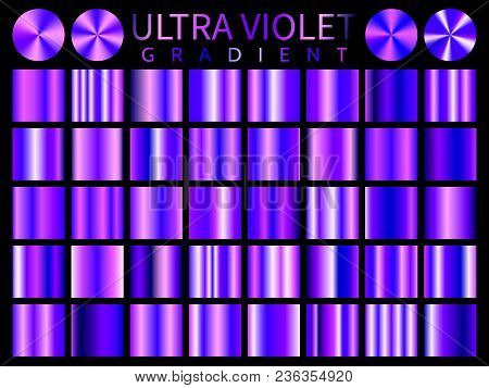 Ultra Violet Background Texture Vector Icon Seamless Pattern. Light, Realistic, Elegant, Shiny Gradi