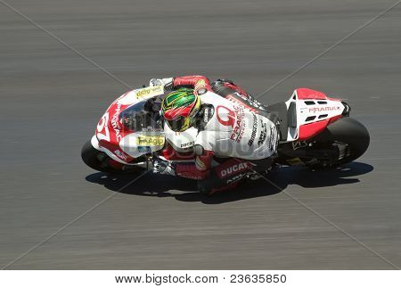 Alex Barros motocyklů Grand Prix v Laguna Seca, Kalifornie