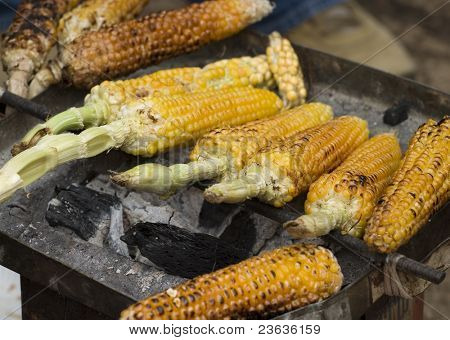 Kukurydza na rynku w Chiapas Mexico
