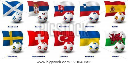 Europæisk fodbold nationer