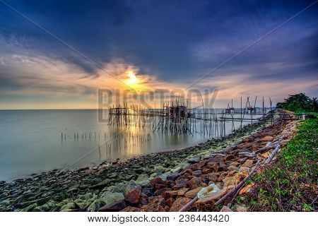 Long Exposure Image Of 