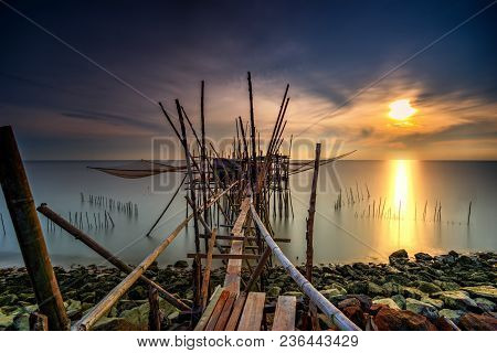 Long Exposure Image Of 
