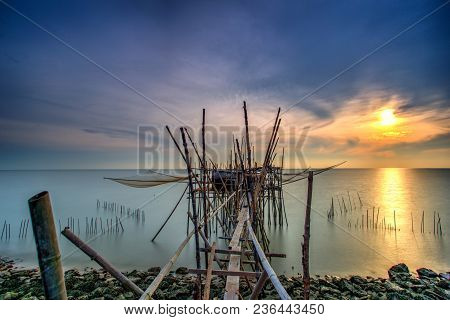 Long Exposure Image Of 
