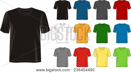 Design Vector T Shirt Template Collection For Men