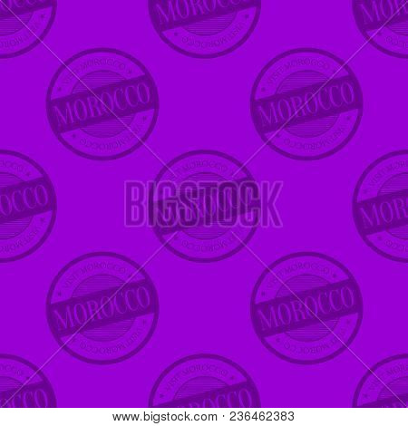 Morocco Seamless Pattern. Seamless Badge Pattern, Backdrop For Your Design.