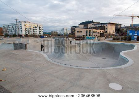 One Of The Best Skate Parks In Europe. Malmo Skatepark, Sweden.