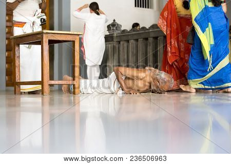 Documentary Editorial. Ashram Of Sri Ramana Maharshi, Tiruvannamalai, Tamil Nadu, India - March Circ