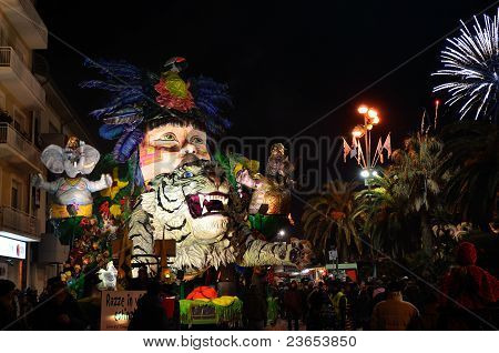 Night Carnival Of Viareggio