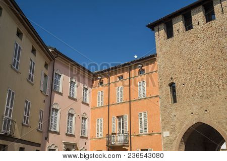Fidenza, Parma, Emilia Romagna, Italy: The Cathedral Square