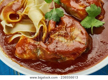 Riblji Paprikas - Croatian Fish Paprika , Close Up