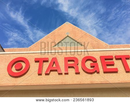 Entrance To Target The Second-largest Discount Store Retailer In Usa