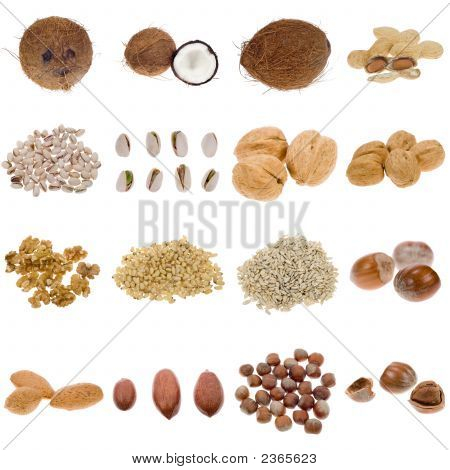 Frutos secos y semillas de colección
