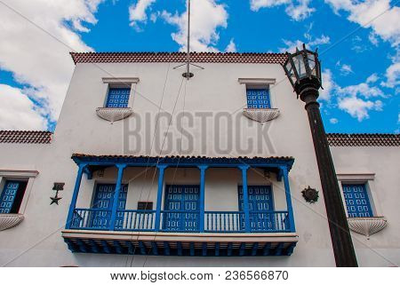 The Building Of The Ayuntamiento In The Central Parque Cespedes, Santiago De Cuba, Cuba