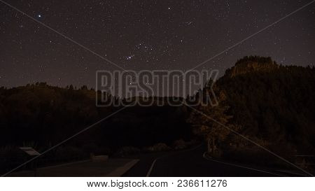 Sky And Stars, In The Center Of The Island Of Gran Canaria