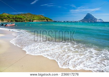 Porto Taverna Beach On Sardinia Island, Italy, Europe.