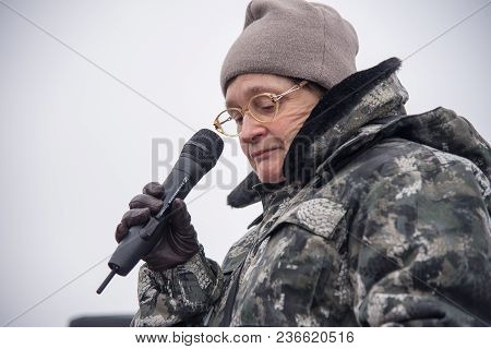 January 28, 2018, Russia, Rostov-on-don. The Meeting Strike Of Voters Directed Against The Elections