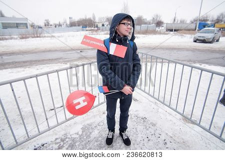 January 28, 2018, Russia, Rostov-on-don. The Meeting Strike Of Voters Directed Against The Elections