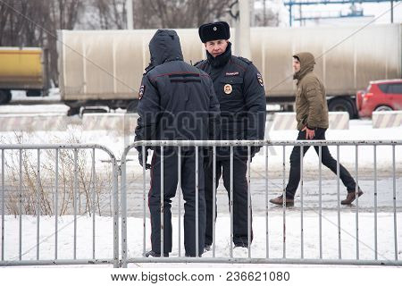 January 28, 2018, Russia, Rostov-on-don. The Meeting Strike Of Voters Directed Against The Elections