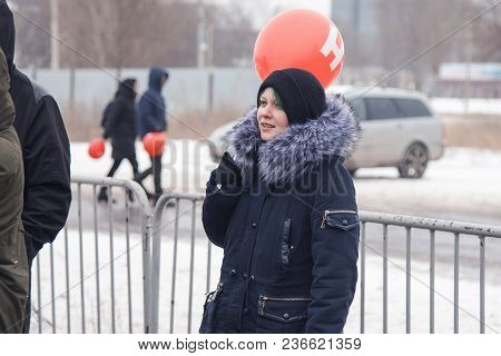 January 28, 2018, Russia, Rostov-on-don. The Meeting Strike Of Voters Directed Against The Elections