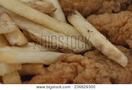 Chicken Strips And French Fries