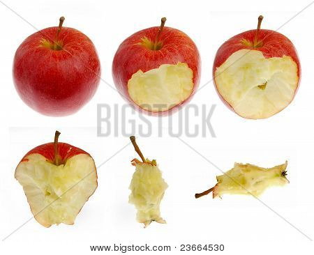 roter Apfel-Sammlung