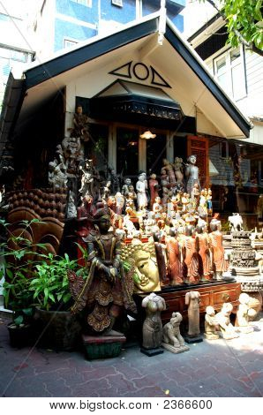 Souveneir till salu i Thailand